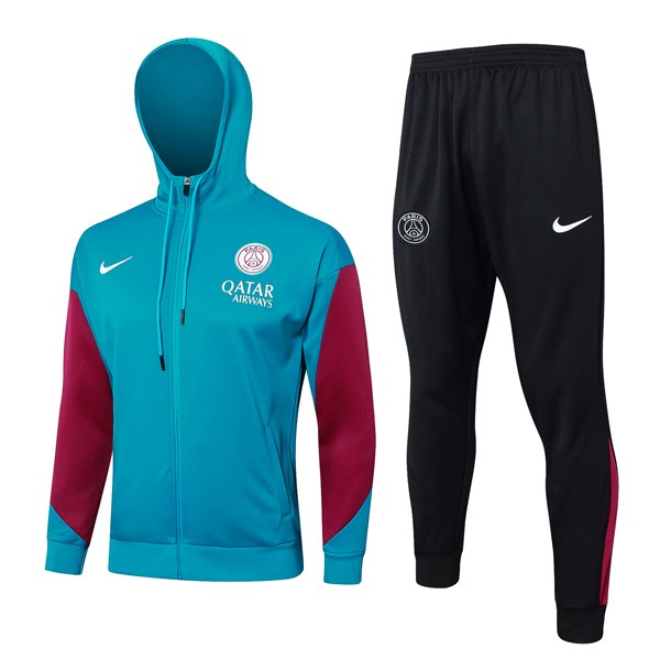 Hoodies PSG 2024-2025 Blau Rote 3